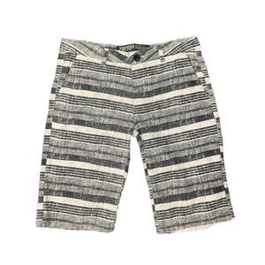 Zoo York Shorts Mens 30 Multi Striped Surplus Dept Bermuda Cotton Flat Front